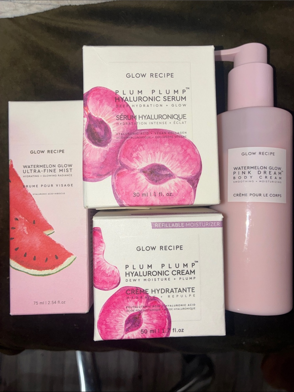 Glow Recipe Plum Plump Hyaluronic Cream & Serum Set